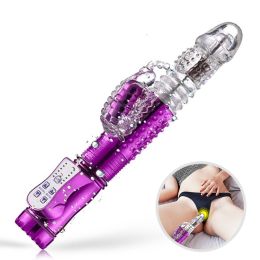 Women's Rose Double Motor Rabbit for Women Thrusting Licking and Sucking Toy and Stimulation for Female Pleasure Sexy Toy Woman